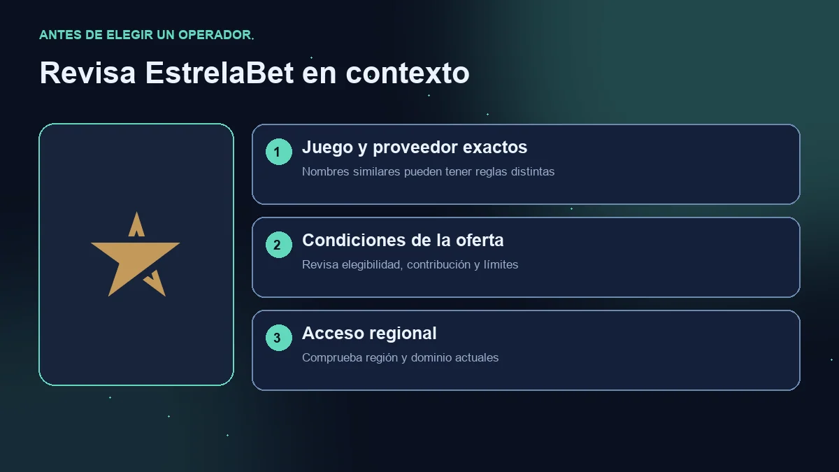 Mines en EstrelaBet: diagrama para revisar juego, oferta y acceso regional.