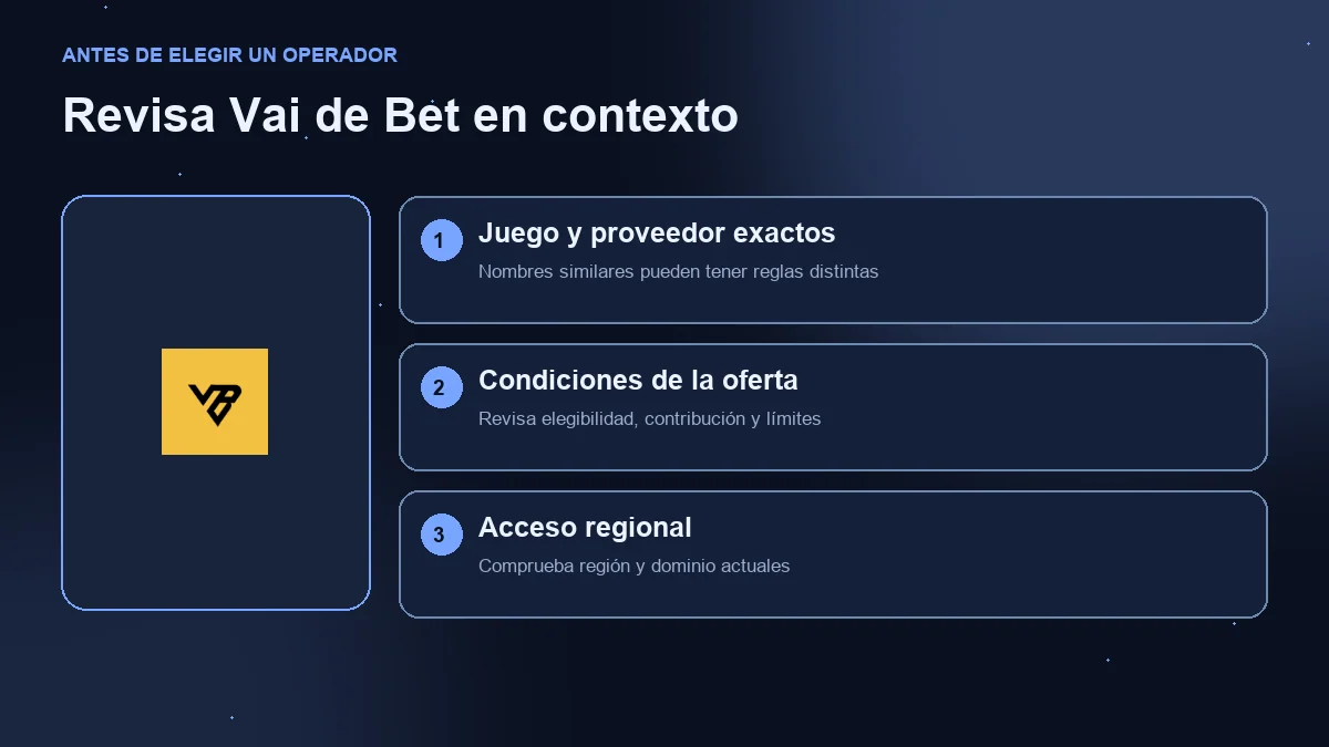 Mines en Vai de Bet: diagrama para revisar juego, oferta y acceso regional.