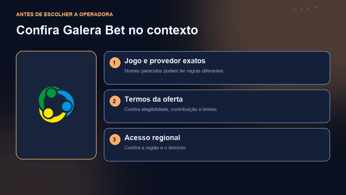 Mines na Galera.bet: diagrama de conferência do jogo, termos da oferta e acesso regional.