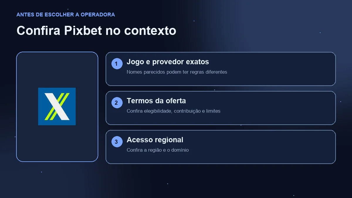 Mines na Pixbet: diagrama de conferência do jogo, termos da oferta e acesso regional.