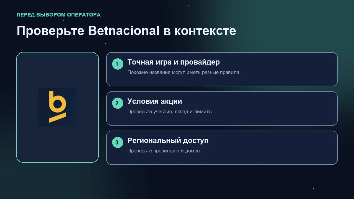 Мины (Mines) в Betnacional: схема проверки игры, условий акции и регионального доступа.